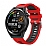 Samsung Galaxy Watch 46 mm Krmz-Siyah Silikon Kordon