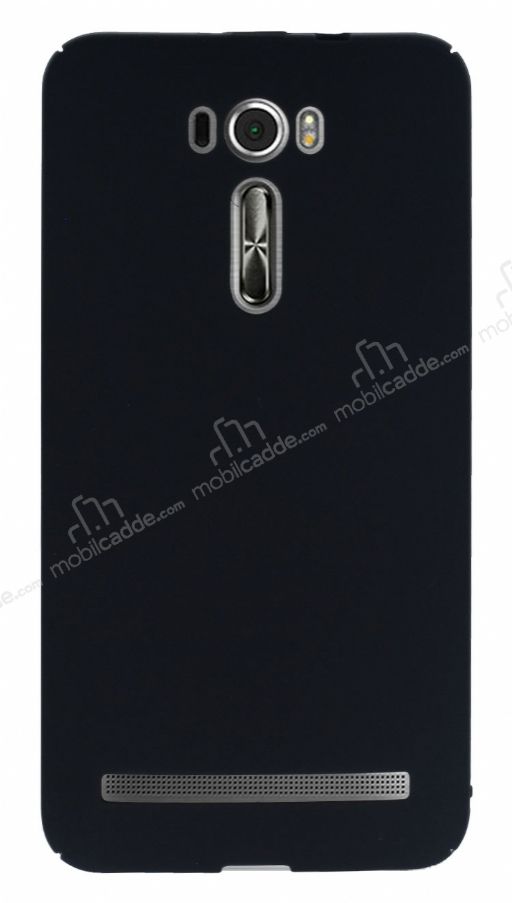 Asus ZenFone 2 Laser 5.5 inç Tam Kenar Koruma Siyah Rubber Kılıf