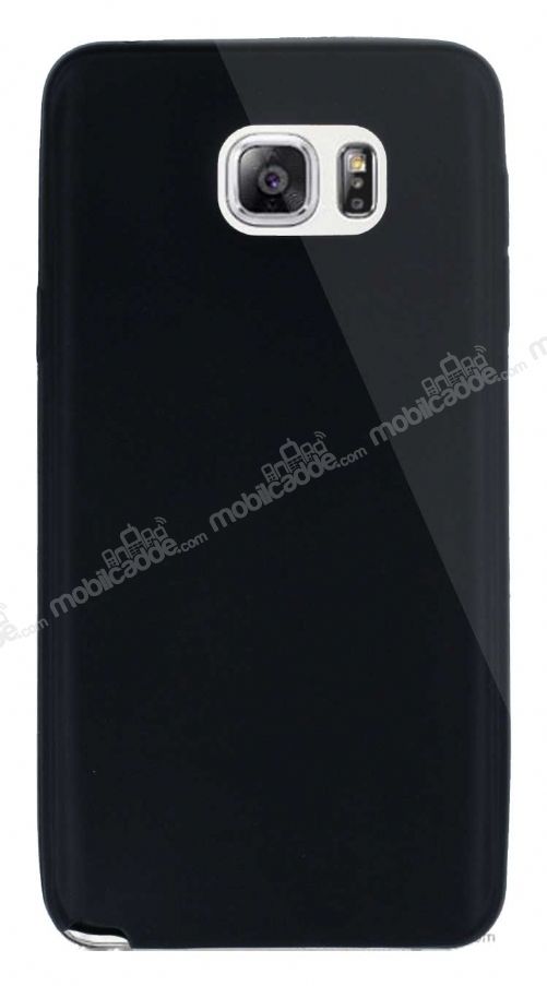 Dafoni Aircraft Samsung Galaxy Note 5 Ultra İnce Siyah Silikon Kılıf