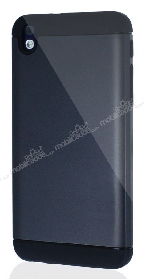 Dafoni HTC Desire 816 Slim Power Ultra Koruma Siyah Kılıf