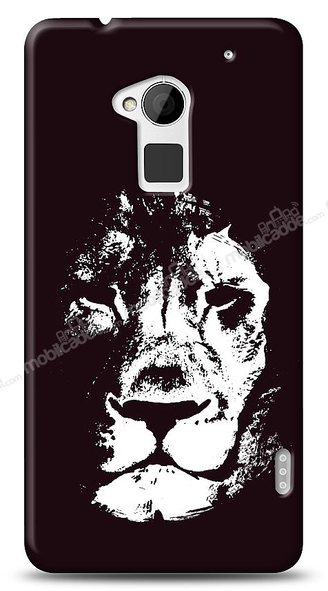 HTC One Max Black Lion Kılıf