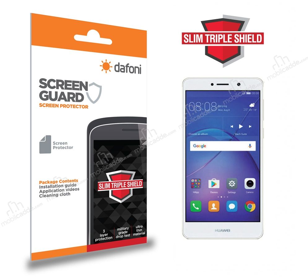 Dafoni Huawei GR5 2017 Slim Triple Shield Ekran Koruyucu