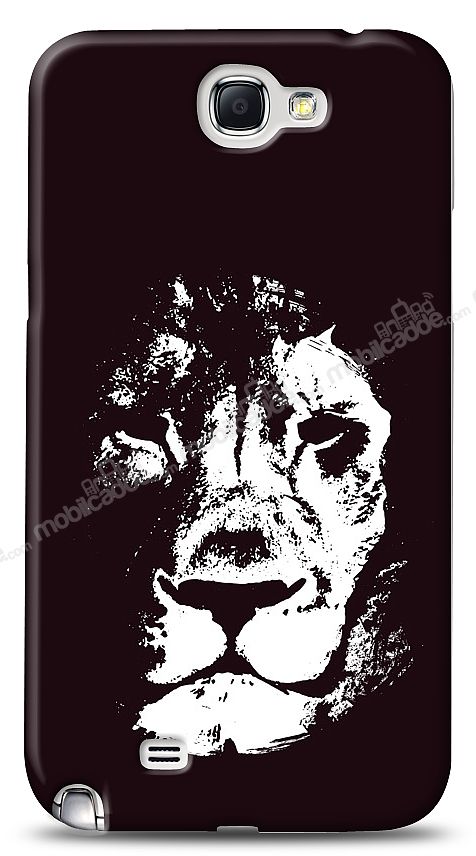 Samsung Galaxy Note 2 Black Lion Kılıf