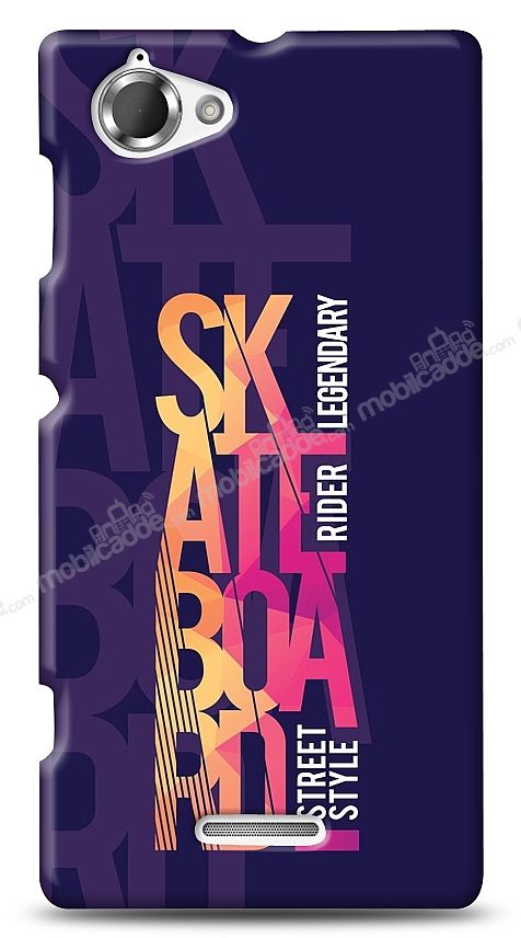 Sony Xperia L Skateboard Kılıf