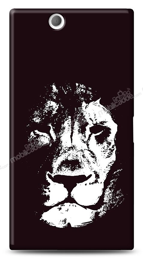 Sony Xperia Z Ultra Black Lion Kılıf