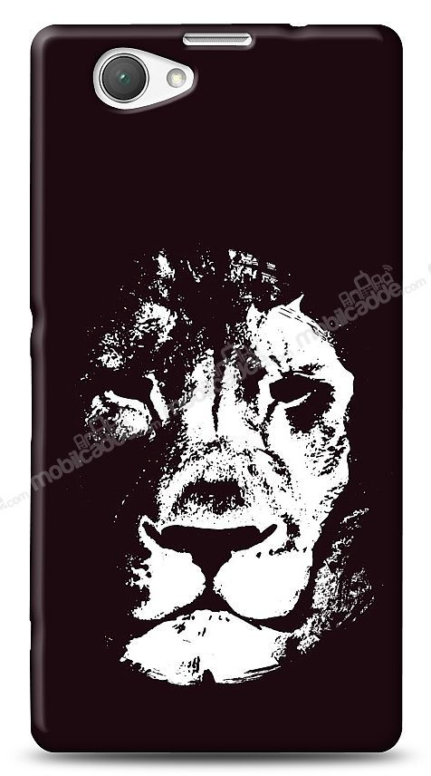 Sony Xperia Z1 Compact Black Lion Kılıf