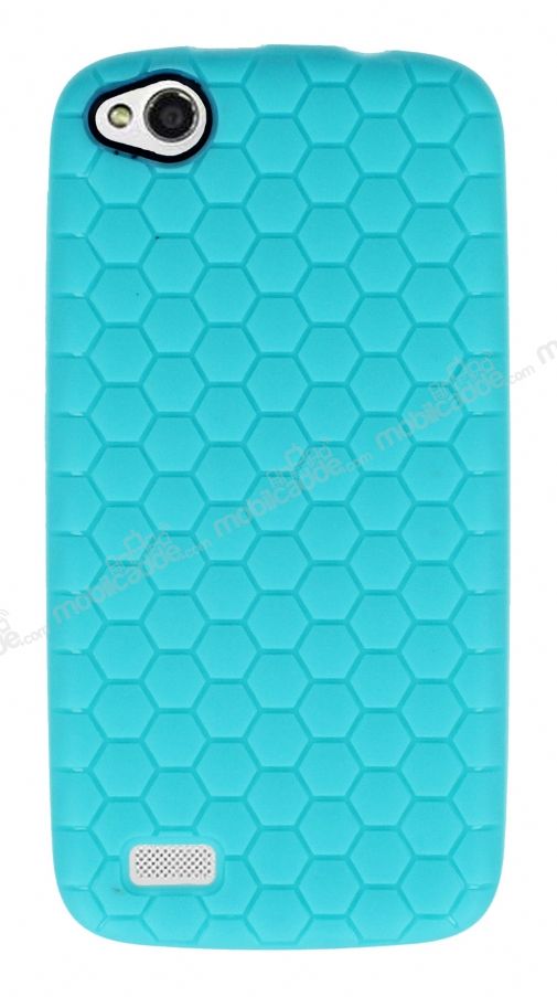 Eiroo Honeycomb General Mobile Discovery Su Yeşili Silikon Kılıf