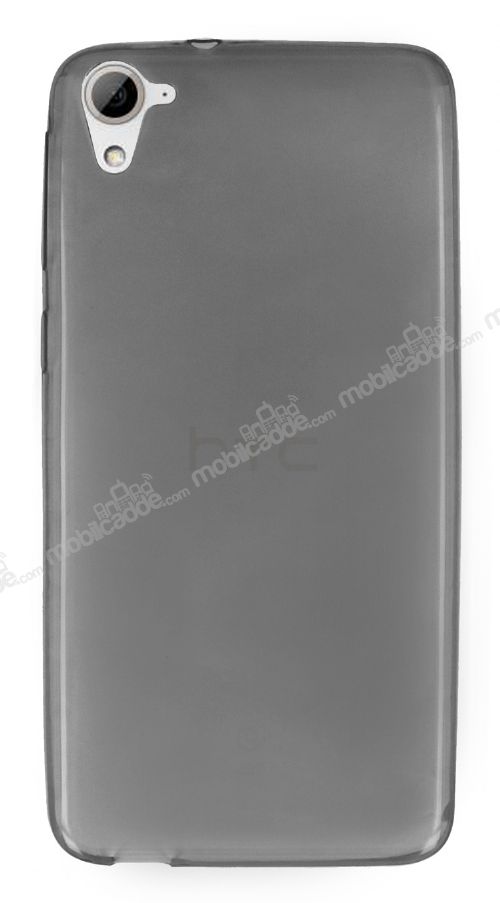 HTC Desire 826 Ultra İnce Şeffaf Siyah Silikon Kılıf