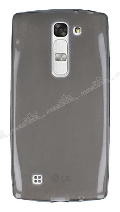 LG G4c Ultra İnce Şeffaf Siyah Silikon Kılıf