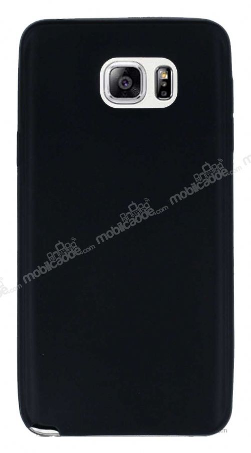 Samsung Galaxy Note 5 Ultra İnce Siyah Silikon Kılıf