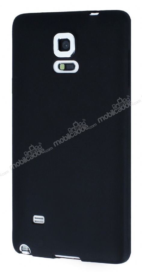 iFace Samsung Galaxy Note 4 Kamera Korumalı Siyah Silikon Kılıf