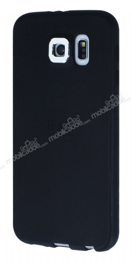 iFace Samsung Galaxy S6 Kamera Korumalı Siyah Silikon Kılıf
