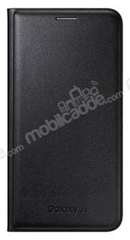 Samsung Galaxy J5 Orjinal Flip Wallet Siyah Kılıf