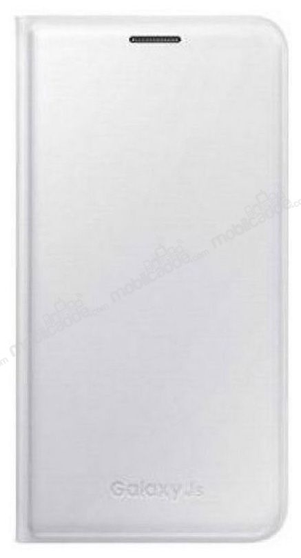 Samsung Galaxy J5 Orjinal Flip Wallet Beyaz Kılıf