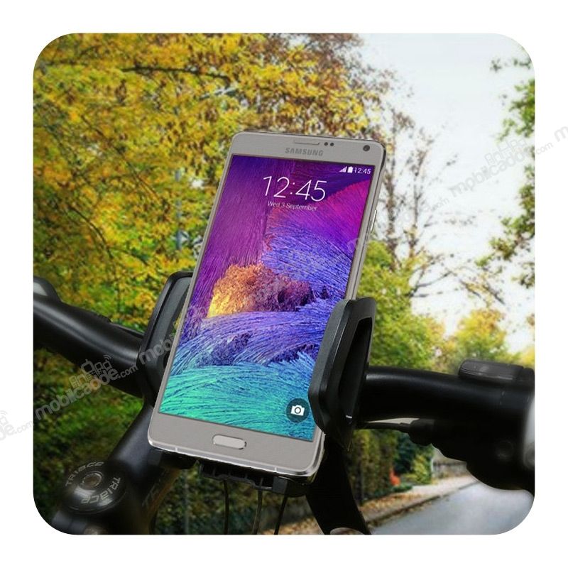 Samsung Galaxy Note 5 Baseus Wind Series 360 Derece Döner Standlı Bisiklet Telefon Tutucu