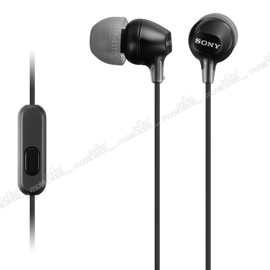 Sony Orjinal MDR-EX15AP Mikrofonlu Kulakiçi Siyah Kulaklık