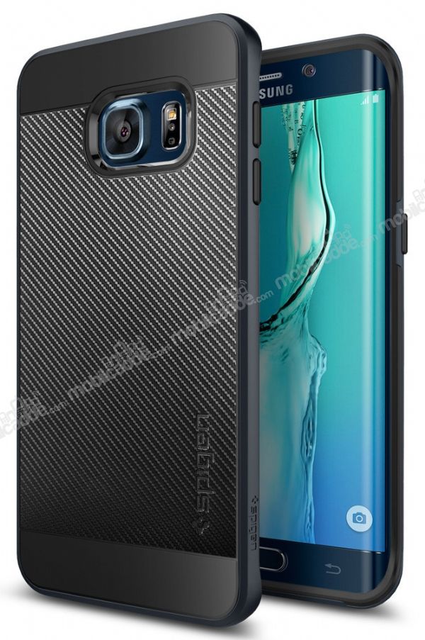 Spigen Neo Hybrid Carbon Samsung Galaxy S6 Edge Plus Koyu Mavi Kılıf