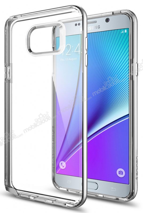 Spigen Neo Hybrid Crystal Samsung Galaxy Note 5 Silver Kılıf