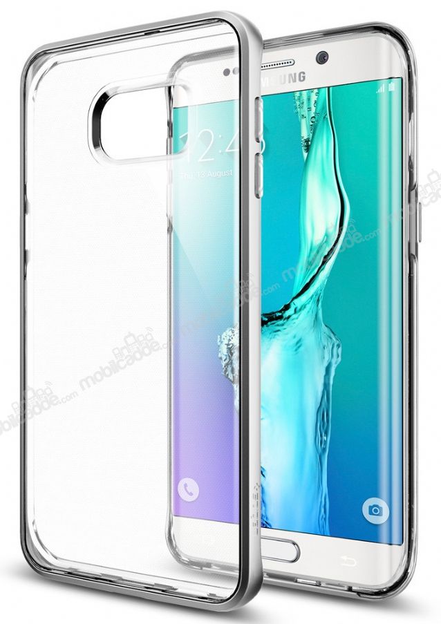 Spigen Neo Hybrid Crystal Samsung Galaxy S6 Edge Plus Silver Kılıf