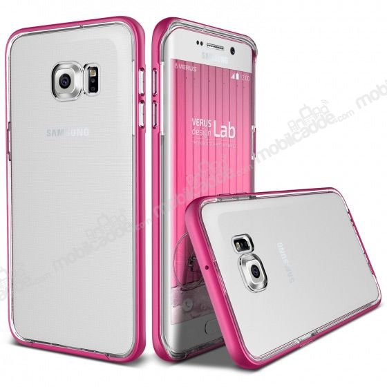 Verus Crystal Bumper Samsung Galaxy S6 Edge Plus Hot Pink Kılıf