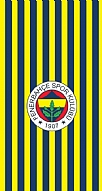 Lisanslı Fenerbahçe Çubuklu Logolu