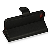 iPhone 13 Pro Max Czdanl Kapakl Siyah Deri Klf - Resim 1