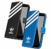 adidas Samsung i9500 Galaxy S4 Yan Kapakl Mavi Deri Klf - Resim: 3