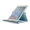 Apple iPad Pro 12.9 2017 360 Derece Dner Standl Mavi Deri Klf - Resim 3