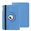 Apple iPad Pro 12.9 360 Derece Dner Standl Mavi Deri Klf - Resim: 3
