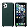 Apple iPhone 11 Pro Orjinal Orman Yeili Deri Klf - Resim: 2