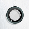 Apple iPhone 12 Pro 6.1 in Metal Kenarl Cam Siyah Kamera Lensi Koruyucu - Resim 2