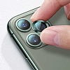 Apple iPhone 12 Pro Max 6.7 in Metal Kenarl Cam Lacivert Kamera Lensi Koruyucu - Resim 6