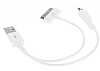 Apple ve Micro USB 2 in 1 Ksa Data Kablosu 10cm - Resim: 1