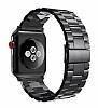 Apple Watch 4 / Watch 5 Siyah Metal Kordon (44 mm)