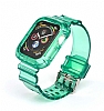 Apple Watch 4 / Watch 5 effaf Yeil Silikon Kordon (44 mm)