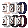 Apple Watch 4 / Watch 5 Solo Loop Sand Pink Silikon Kordon 40mm - Resim: 2
