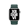 Apple Watch 6 Koyu Yeil Deri Kordon 44 mm