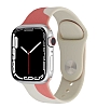 Apple Watch 7 Rouge Powder Silikon Kordon (41 mm)