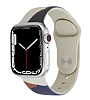 Apple Watch 7 Blue nk Silikon Kordon (41 mm)