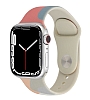 Apple Watch 7 Grape Fruit Silikon Kordon (45 mm)