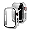 Apple Watch 7 Siyah ereveli Silver Klf 41mm