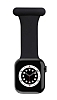 Apple Watch SE Askl Siyah Silikon Kordon 44 mm - Resim: 4