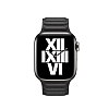 Apple Watch SE Siyah Deri Kordon 44 mm