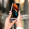 Araree Bonnet Samsung Galaxy Z Fold2 5G Yan Kapakl Lacivert Klf - Resim: 5