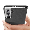 Araree Mustang Diary Samsung Galaxy Note 20 Ultra Czdanl Mavi Deri Klf - Resim: 7