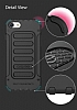 Araree Wrangler Fit iPhone 7 Plus / 8 Plus Ultra Koruma Siyah Klf - Resim: 5