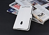 Asus ZenFone 6 Standl Czdanl Beyaz Deri Klf - Resim: 3