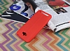 Asus ZenFone Max Deri Desenli Ultra nce Krmz Silikon Klf - Resim 1