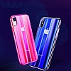 Baseus Aurora iPhone XR Pembe Rubber Klf - Resim: 5