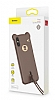 Baseus Bear iPhone XS Max Kahverengi Silikon Klf - Resim: 8